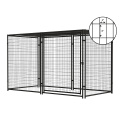 High quality rustproof hot dipped galvanized large dog kennel cage